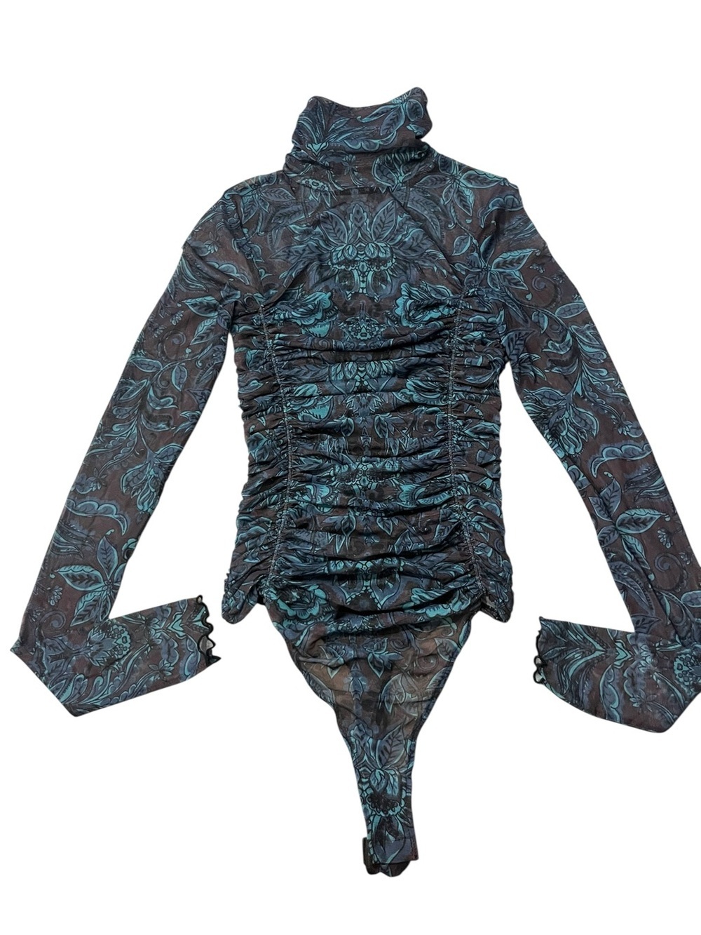 Free People x Intimately FP Under It All Printed Bodysuit In Southwest Sz XS